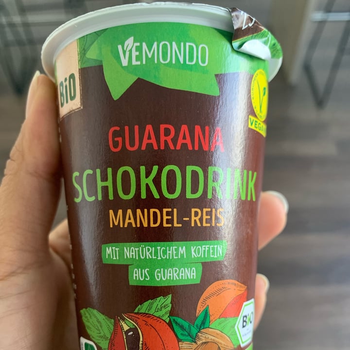 photo of Vemondo  Guarana schokodrink Mandel Reis shared by @giorgi18 on  23 Aug 2022 - review