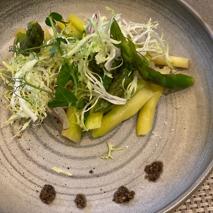 photo of Soil to Soul 土生花 asparagus & Cauliflower With Truffle Dressing shared by @vegangu on  19 Nov 2022 - review