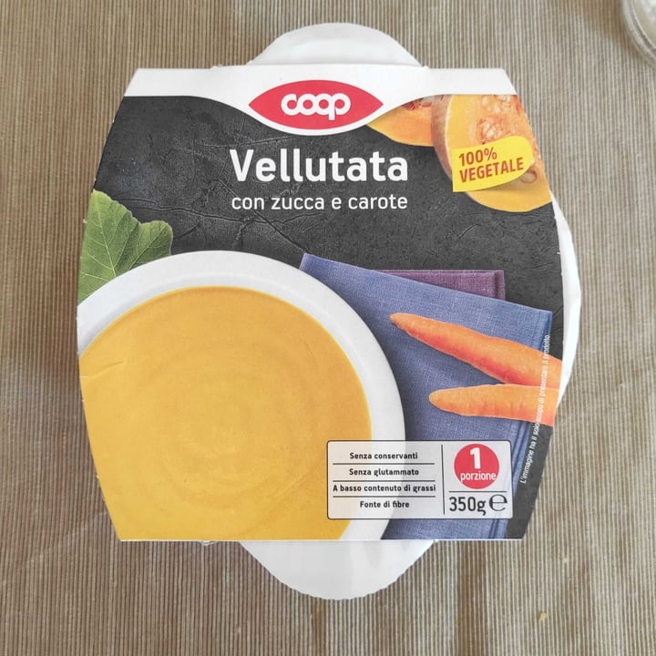 review photo of Vellutata con zucca coop Vellutata con zucca e carote Coop shared by @annagolfi on 29 Jun 2022 - review