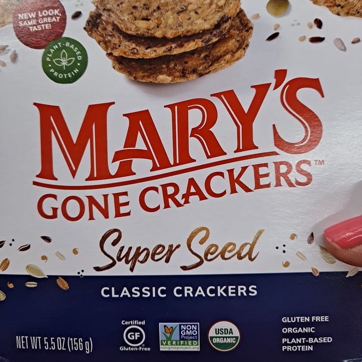 photo of Mary's Gone Crackers Super Seed Classic Crackers shared by @ppohlman on  01 Jul 2021 - review