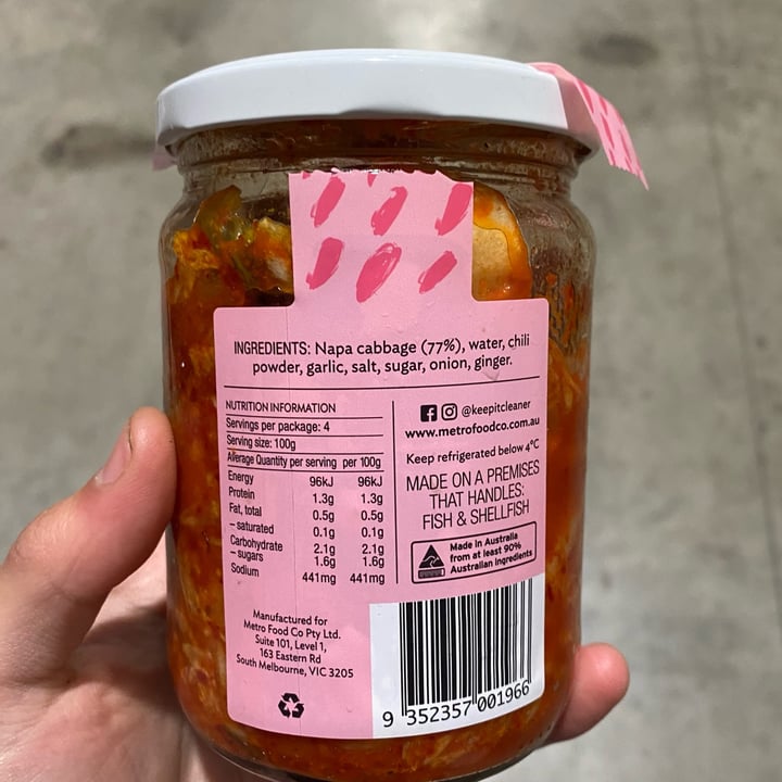 photo of Keep It Cleaner Vegan Kimchi shared by @earthling-joel on  15 Oct 2021 - review