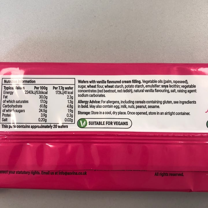 photo of Asvina Pink Panther Wafers shared by @goatgirl on  24 Nov 2022 - review