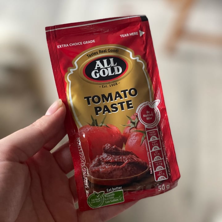 photo of All Gold Tomato paste shared by @lenicpretorius on  02 May 2022 - review
