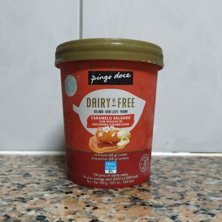 review photo of Pingo doce Dairy Free - Gelado de Caramelo Salgado shared by @marialorodrigues on 02 Dec 2022 - review