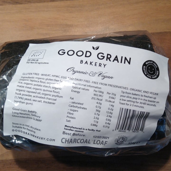 review photo of Good grain GF charcoal loaf shared by @adona on 10 Feb 2021 - review
