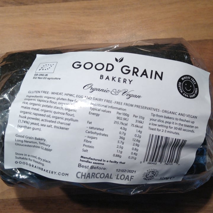 photo of Good grain GF charcoal loaf shared by @adona on  10 Feb 2021 - review