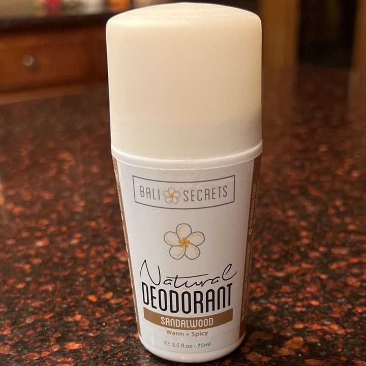 photo of Bali Secrets Bali Secrets Natural Deodorant | Sandalwood shared by @bananagram on  01 Jun 2022 - review