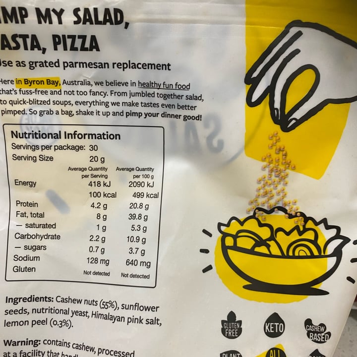 review photo of Pimp My Salad Cashew Parmesan shared by @heatstreet on 05 Mar 2022 - review