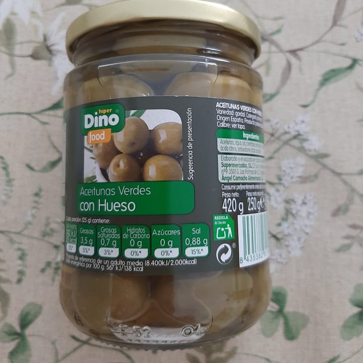 photo of Hiperdino Aceitunas shared by @purrr-incess on  01 May 2022 - review