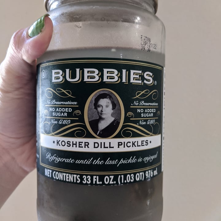 photo of Bubbies Kosher Dill Pickles shared by @regimack on  22 Jun 2021 - review