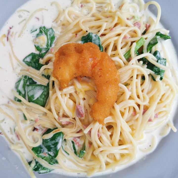 review photo of Loving Hut Spaghetti Carbonara shared by @kacel on 25 Jul 2020 - review