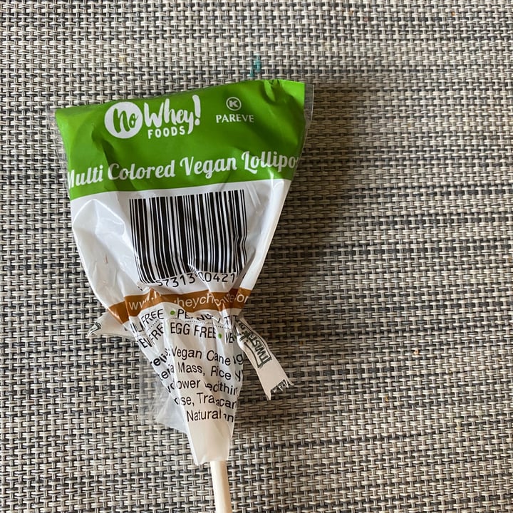 photo of No Whey! Foods Multicolored Vegan Lollipop shared by @sparky864 on  13 Feb 2021 - review