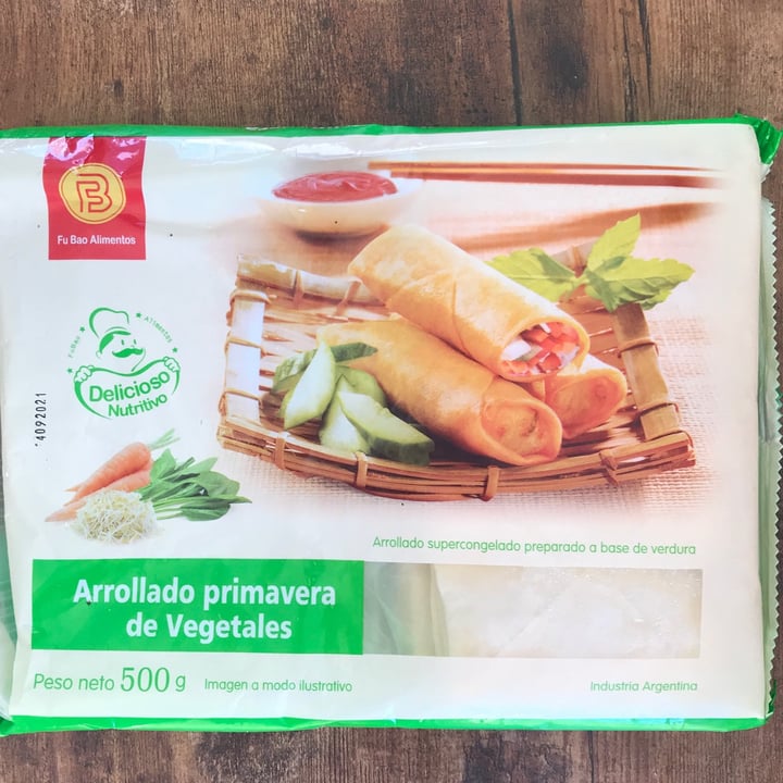 photo of Fu bao alimentos Arollado primavera de vegetales shared by @martinag on  04 Aug 2021 - review