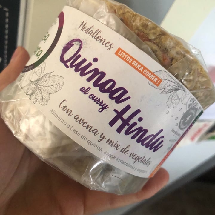 photo of Casa Vegana Medallones de quinoa al curry hindú shared by @micaeladonofrio7 on  05 Aug 2020 - review