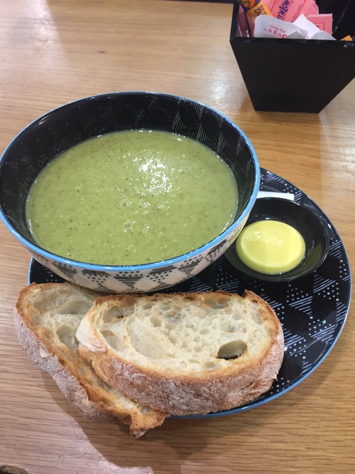 review photo of Café Stockholm Carousel Broccoli & Pea Soup shared by @debzeedoo on 27 Dec 2019 - review