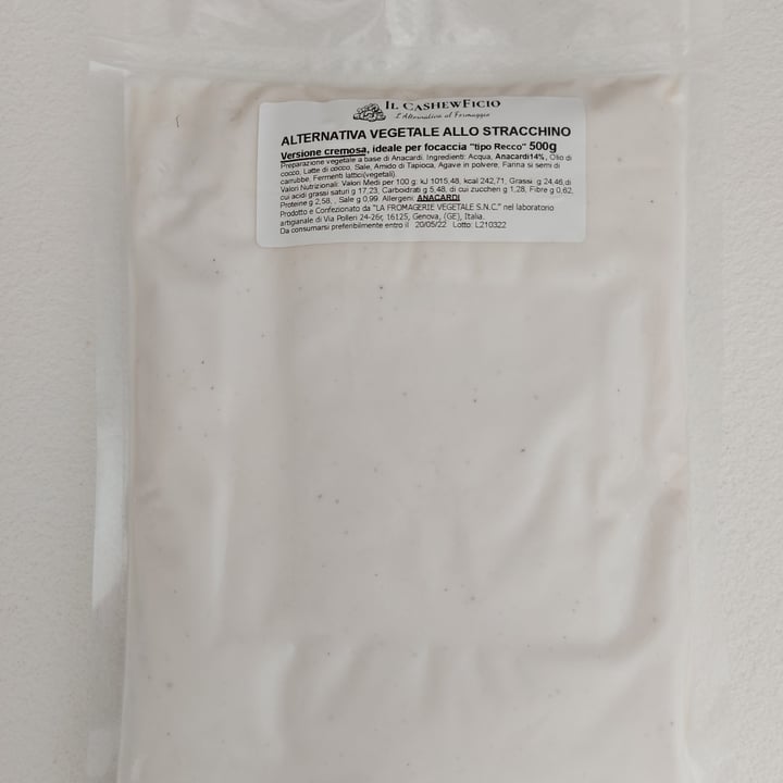 review photo of Il CashewFicio Alternativa vegetale allo stracchino shared by @krishone on 15 Apr 2022 - review