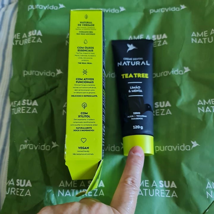 photo of Puravida Creme dental Natural Tea Tree shared by @mtdmonica on  09 May 2022 - review