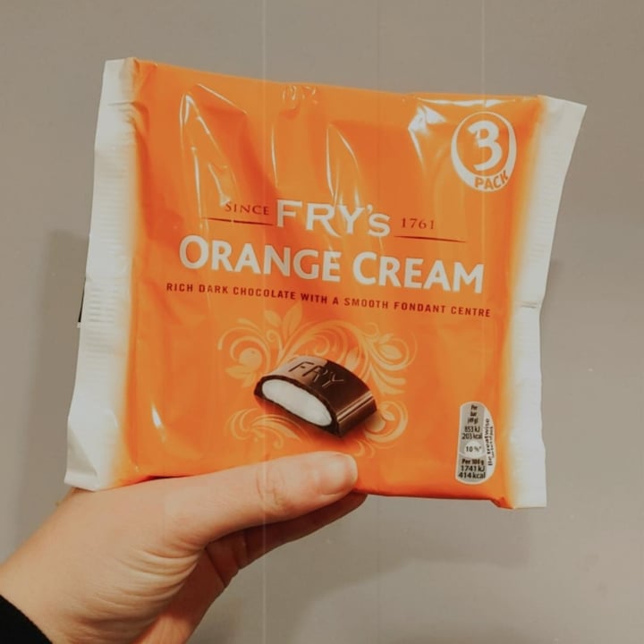 photo of Fry's Chocolate Fry's Orange Cream shared by @magpie on  26 Jan 2021 - review