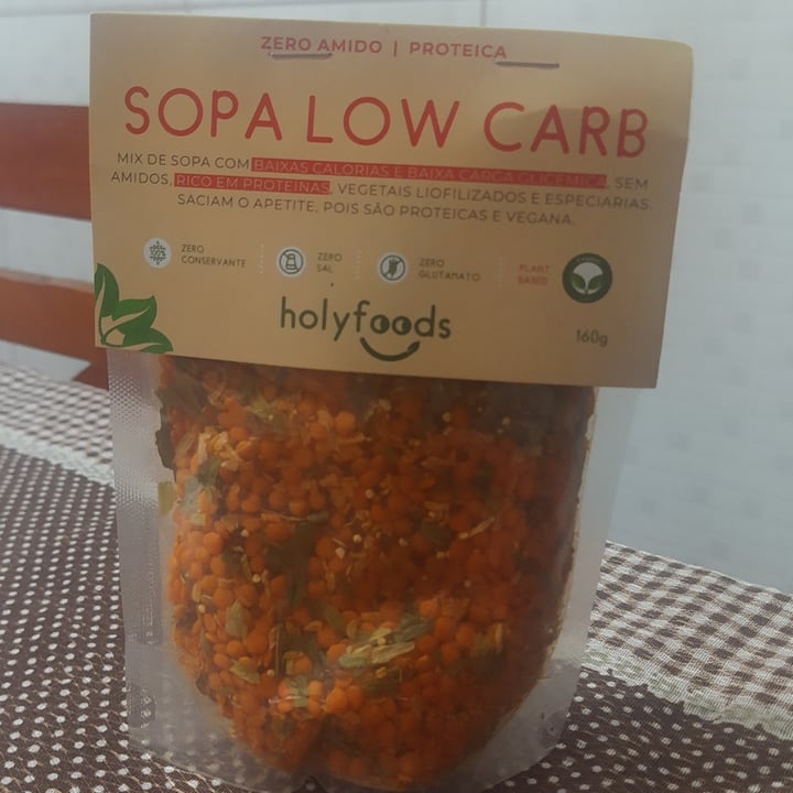 review photo of Holy Foods Ltda. Sopa Low Carb shared by @fabianerocha on 09 May 2022 - review