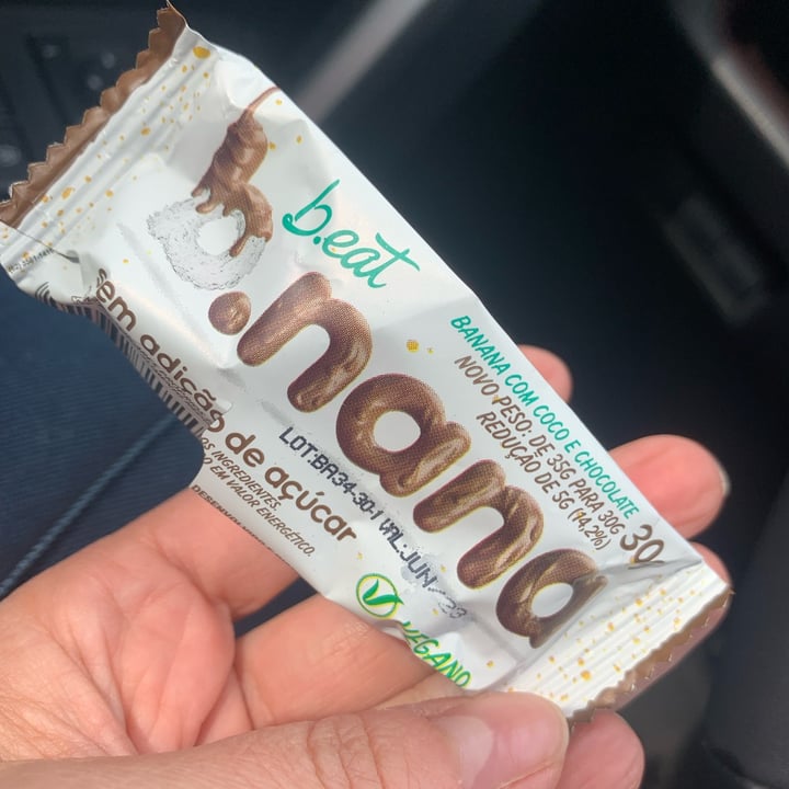 photo of B.eat B.Nana Com Coco E Chocolate shared by @nutriamandacamargo on  18 Aug 2022 - review