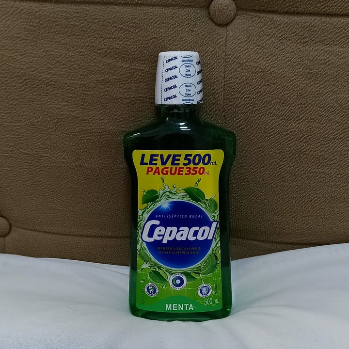 photo of Cepacol Antisséptico Bucal Cepacol Menta shared by @creusacosta on  17 May 2022 - review