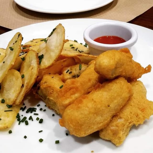Foto do prato “Fish and chips”