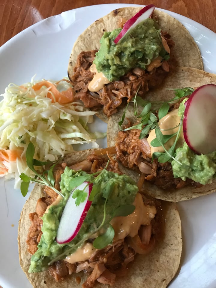 review photo of Sweet Grass Grill Jackfruit tacos shared by @nycbornvegan1 on 14 May 2018 - review