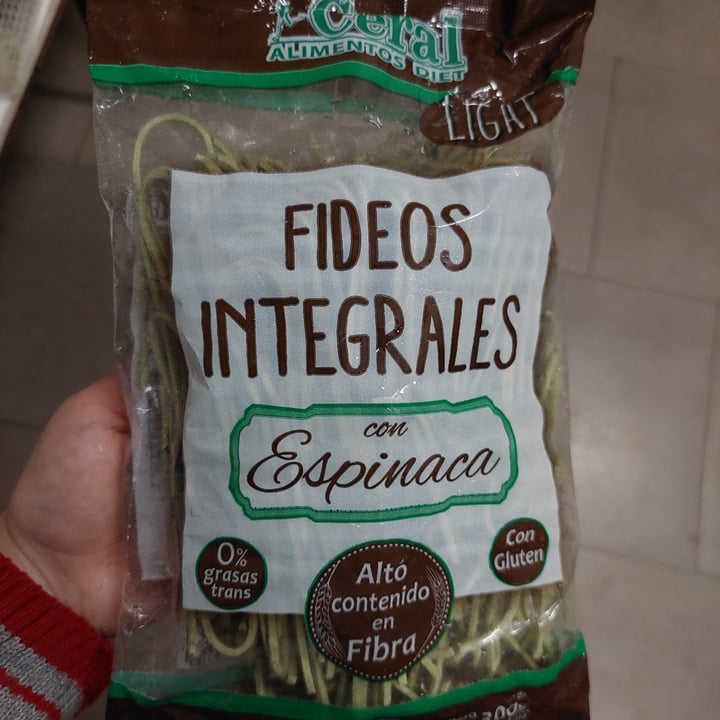 photo of Ceral Alimentos Diet Fideos Integrales Con Espinaca shared by @nicolecjs on  03 Jun 2022 - review