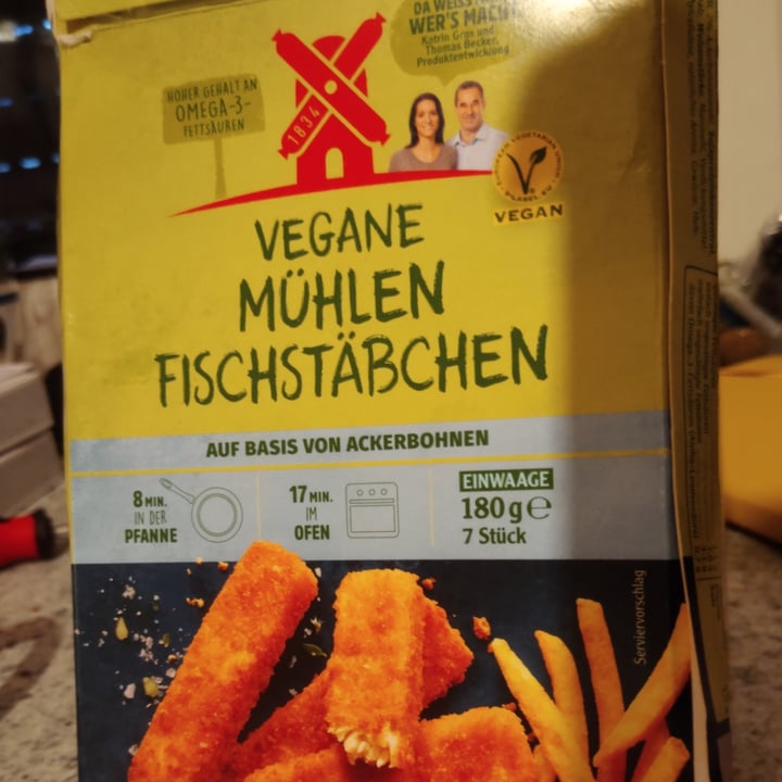 photo of Mühlenhof Vegane Mühlen Fischstäbchen shared by @annv on  27 Oct 2020 - review