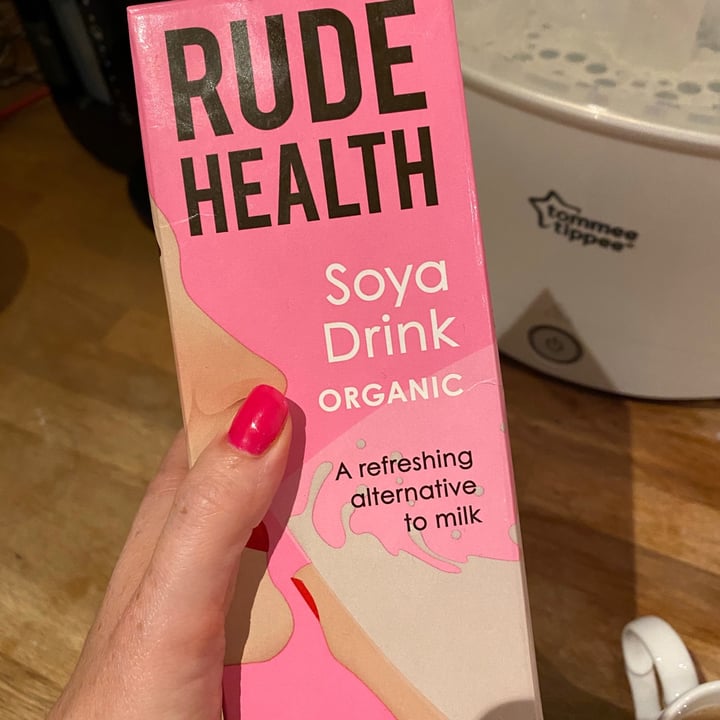 photo of Rude health Soya milk shared by @makeupandethics on  19 May 2020 - review