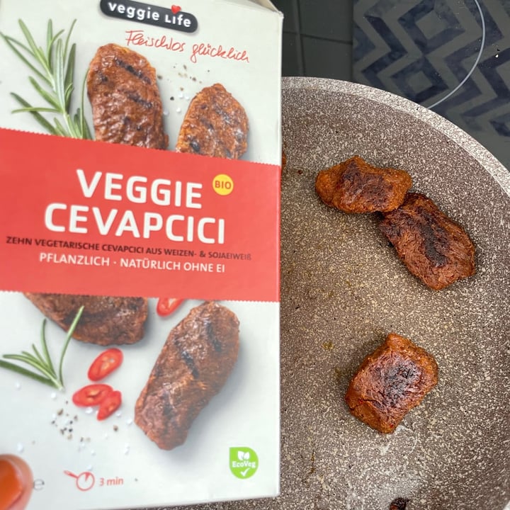 photo of Veggie life Cevapcici shared by @vegangierschlund on  28 Sep 2021 - review