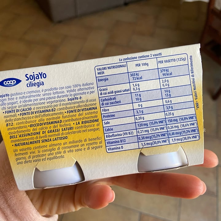 review photo of Sojayo Yogurt Soia Alla Ciliegia 🍒 shared by @mel12 on 10 Apr 2022 - review