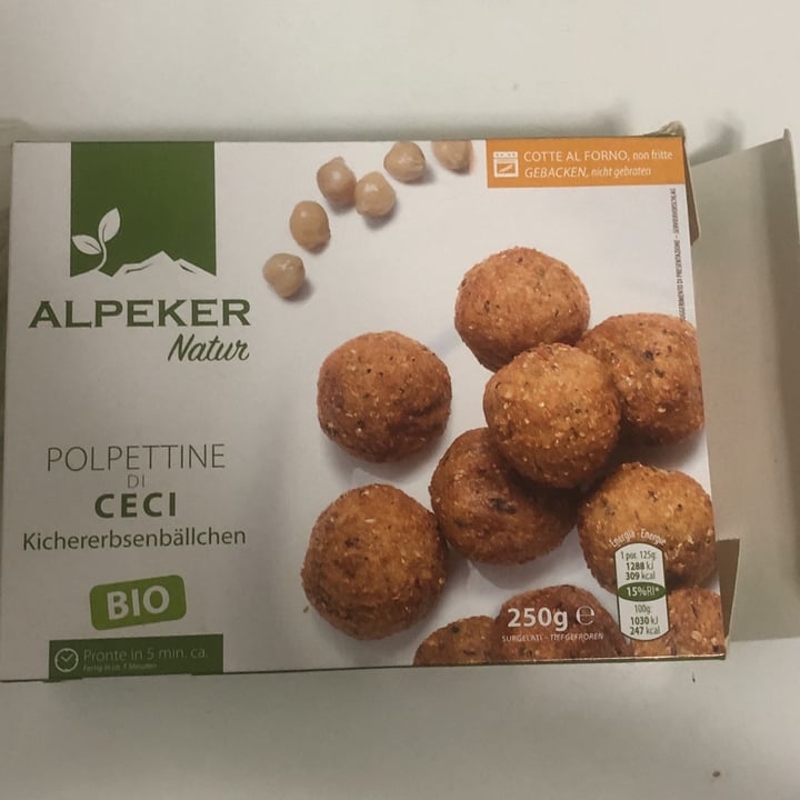 photo of Alpeker Natur Bio Polpettone di Ceci shared by @psychegle on  19 Sep 2022 - review
