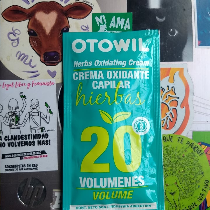 photo of Otowil Crema Oxidante Capilar de Hierbas shared by @lafloravegana on  29 Oct 2020 - review