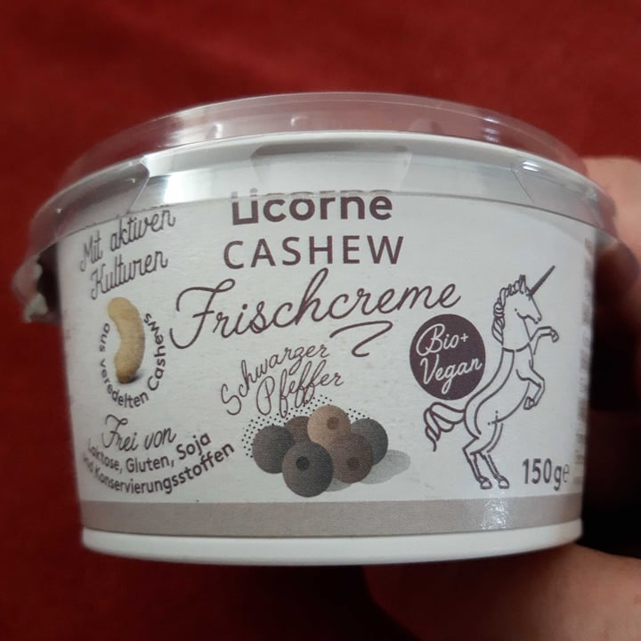 review photo of Licorne Cashew Frischcreme Pfeffer shared by @sumina on 15 Aug 2021 - review