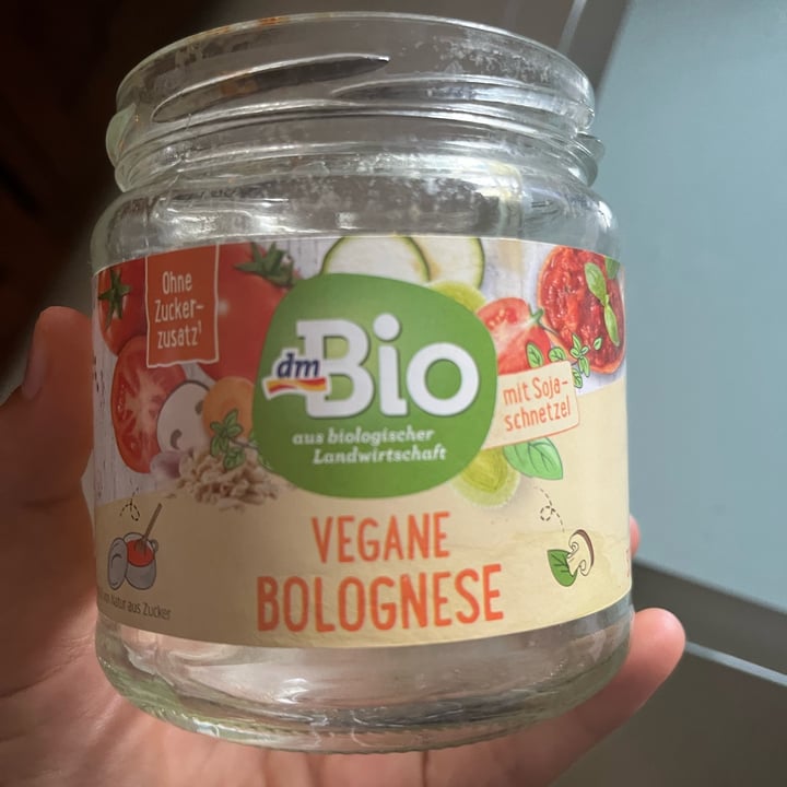 photo of dmBio Vegane Bolognese shared by @elisarossi on  31 Mar 2022 - review