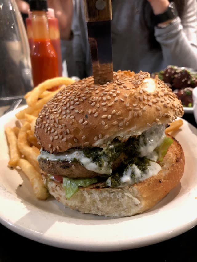 Photo of the dish “Chimichurri Chick’n Burger”