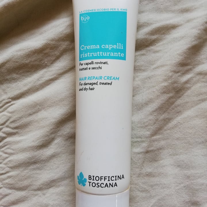 review photo of Biofficina Toscana Crema capelli ristrutturante shared by @yayatheveggie on 23 Apr 2021 - review
