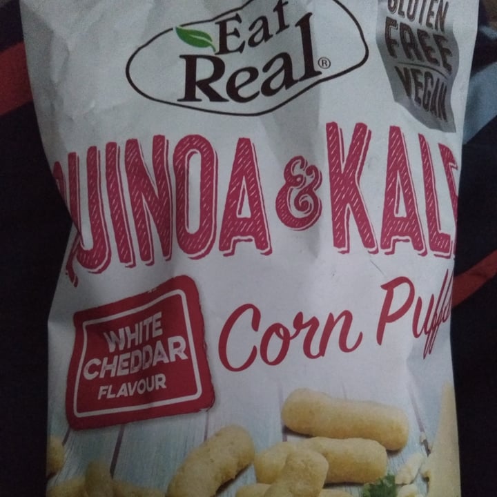 review photo of Eat Real Quinoa and Kale Puffs White Cheddar Flavor shared by @sabastiancull on 03 Apr 2021 - review