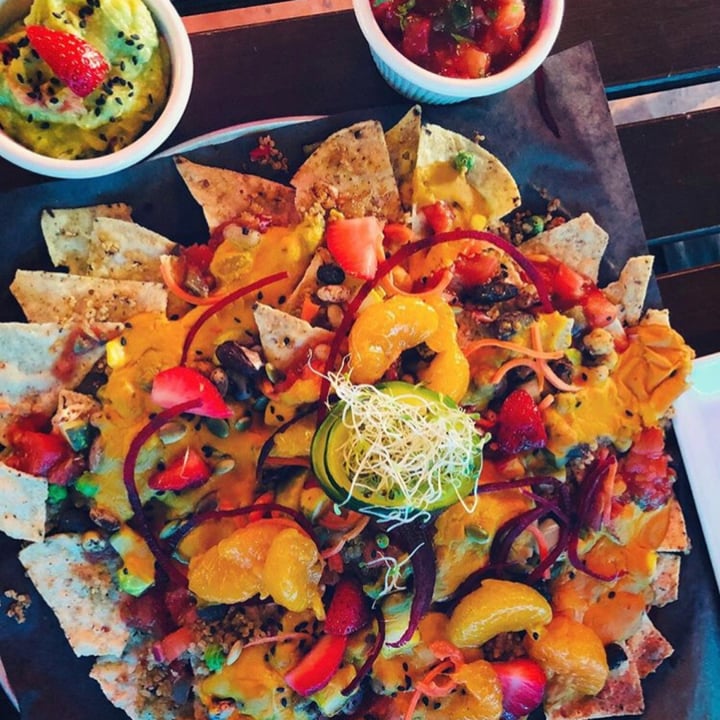 photo of Nourish Bistro Banff Loaded nachos shared by @missnarciss on  03 Nov 2020 - review