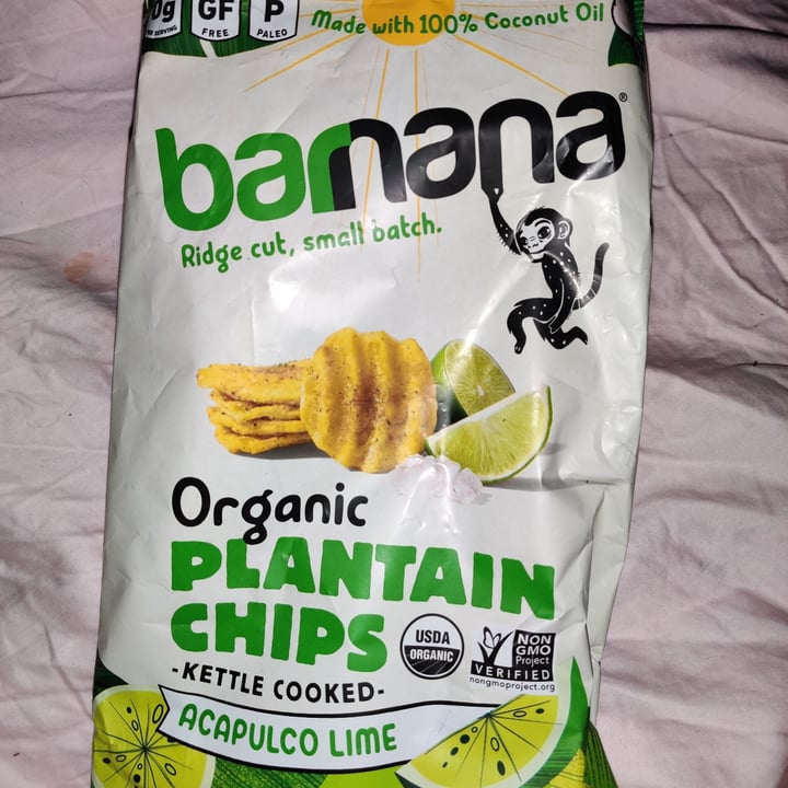 photo of Barnana Organic Ridged Plantain Chips Acapulco Lime shared by @lofiamri on  01 Jul 2021 - review