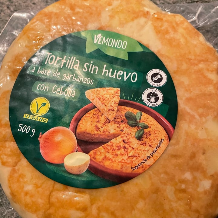 photo of Vemondo  tortilla de patatas con harina de garbanzo shared by @ibaivegan on  11 Oct 2022 - review