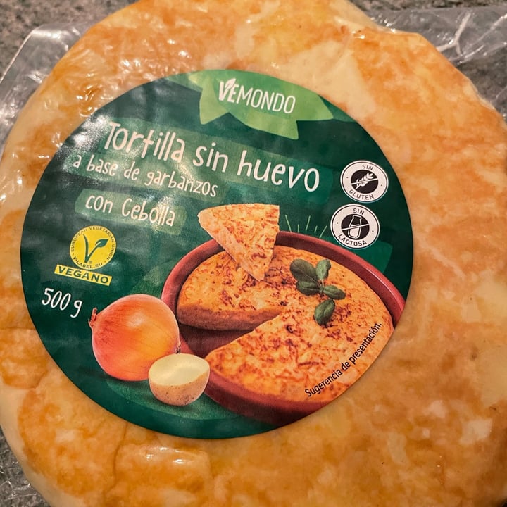 review photo of Vemondo tortilla de patatas con harina de garbanzo shared by @ibaivegan on 11 Oct 2022 - review