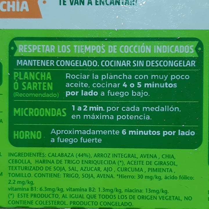 review photo of Vegetalex Medallones de Calabaza, Avena y Chía shared by @valen-benito on 13 Dec 2020 - review