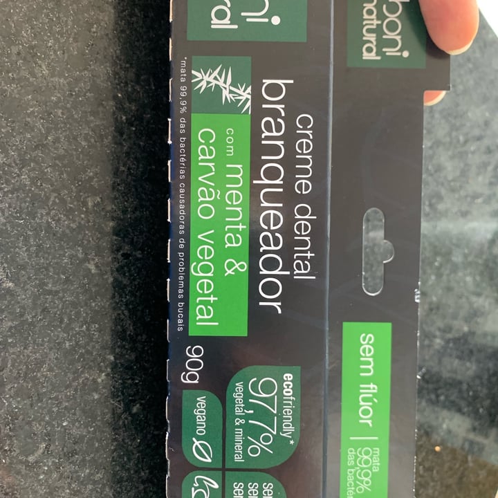review photo of Boni natural Creme Dental Branqueador shared by @paulahelena on 16 Apr 2022 - review