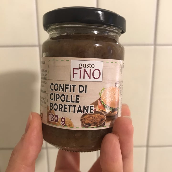 photo of Fine gusto Confit di cipolle borettane shared by @caravalentina on  01 Apr 2022 - review