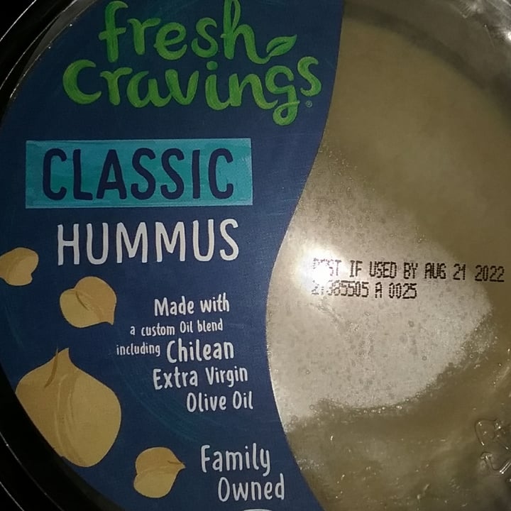 photo of Fresh Cravings classic hummus shared by @gracecalo on  02 Jul 2022 - review