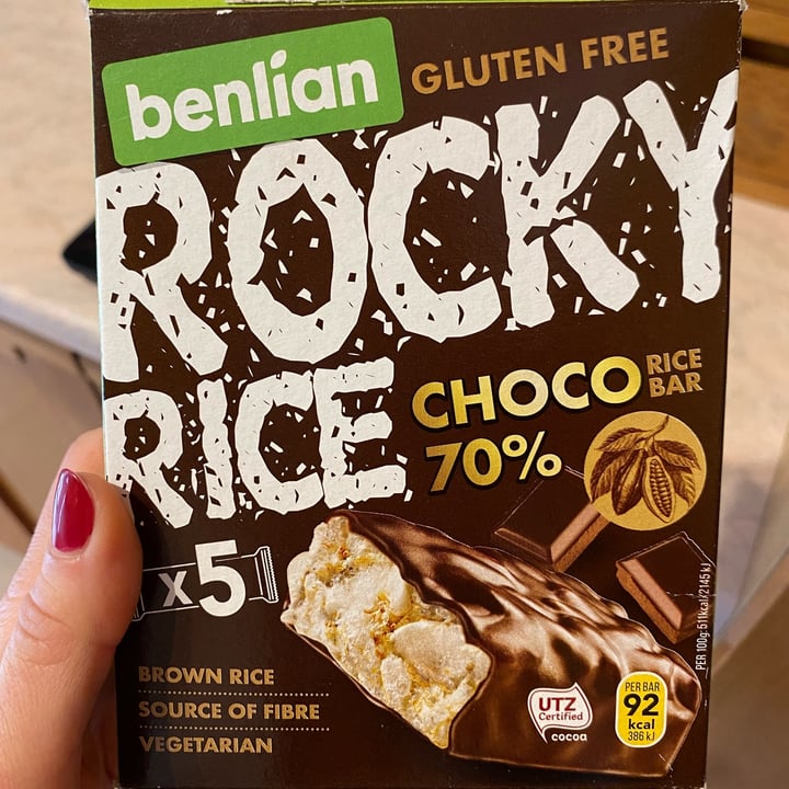 photo of Benlian Rocky rice 70% choco shared by @leandrarusso on  07 Jun 2022 - review