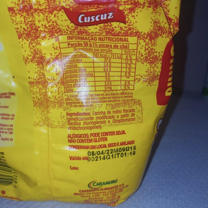 photo of Sinhá Farinha De Milho Flocada shared by @hioinc on  15 Dec 2021 - review