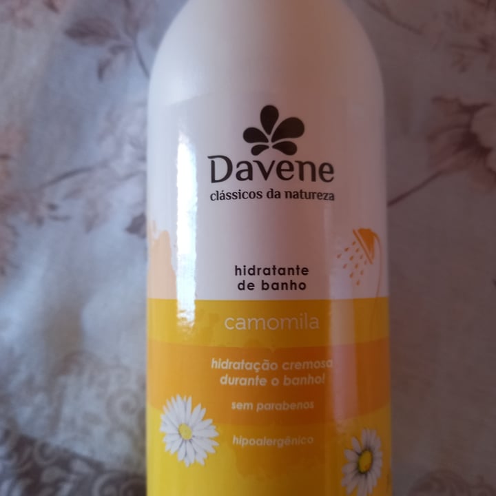 review photo of Davene Hidratante de banho Camomila shared by @passarelli on 18 Apr 2022 - review